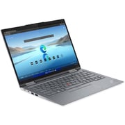 Lenovo ThinkPad X1 Yoga Gen 8 (2023) Laptop - 13th Gen / Intel Core i7-1355U / 14inch WUXGA / 512GB SSD / 16GB RAM / Shared Intel Iris Xe Graphics / Windows 11 Pro / English & Arabic Keyboard / Storm Grey / Middle East Version - [21HQ006BGR]