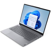 Lenovo ThinkBook 14 G6 IRL (2023) Laptop - 13th Gen / Intel Core i5-1335U / 14inch WUXGA / 512GB SSD / 8GB RAM / Shared Intel Iris Xe Graphics / Windows 11 Pro / English & Arabic Keyboard / Arctic Grey / Middle East Version - [21KG001LAX]
