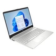 HP (2022) Laptop - 12th Gen / Intel Core i3-1215U / 15.6inch FHD / 256GB SSD / 8GB RAM / Shared Intel UHD Graphics / Windows 11 Home / English & Arabic Keyboard / Natural Silver / Middle East Version - [15S-FQ5123NE]