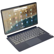 Lenovo IP Duet 5 Chromebook 13Q7C6 2-in-1 Convertible Laptop - Qualcomm Snapdragon 7c / 13.3inch FHD / 128GB eMMC / 8GB RAM / Shared Qualcomm Adreno Graphics / ChromeOS / English Keyboard / Abyss Blue / International Version - [82QS001HUS}
