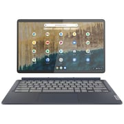 Lenovo IP Duet 5 Chromebook 13Q7C6 2-in-1 Convertible Laptop - Qualcomm Snapdragon 7c / 13.3inch FHD / 128GB eMMC / 8GB RAM / Shared Qualcomm Adreno Graphics / ChromeOS / English Keyboard / Abyss Blue / International Version - [82QS001HUS}