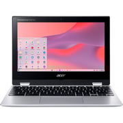 Acer Chromebook Spin 311 2-in-1 Convertible Laptop - MediaTek MT8183C / 11.6inch HD / 64GB eMMC / 4GB RAM / Shared MediaTek Graphics / Chrome OS / English Keyboard / Pure Silver / International Version - [CP311-3H-K5WQ]