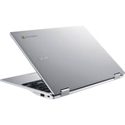 Acer Chromebook Spin 311 2-in-1 Convertible Laptop - MediaTek MT8183C / 11.6inch HD / 64GB eMMC / 4GB RAM / Shared MediaTek Graphics / Chrome OS / English Keyboard / Pure Silver / International Version - [CP311-3H-K5WQ]