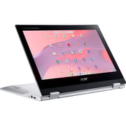 Acer Chromebook Spin 311 2-in-1 Convertible Laptop - MediaTek MT8183C / 11.6inch HD / 64GB eMMC / 4GB RAM / Shared MediaTek Graphics / Chrome OS / English Keyboard / Pure Silver / International Version - [CP311-3H-K5WQ]