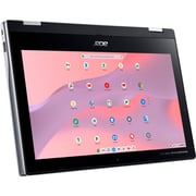 Acer Chromebook Spin 311 2-in-1 Convertible Laptop - MediaTek MT8183C / 11.6inch HD / 64GB eMMC / 4GB RAM / Shared MediaTek Graphics / Chrome OS / English Keyboard / Pure Silver / International Version - [CP311-3H-K5WQ]