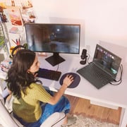 HP Victus Gaming (2023) Laptop - AMD Ryzen 5-7535HS / 15.6inch FHD / 512GB SSD / 8GB RAM / 4GB NVIDIA GeForce RTX 2050 Graphics / Windows 11 Home / English Keyboard / Mica Silver / International Version - [15-FB1013DX]
