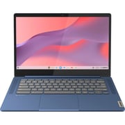 Lenovo IP Slim 3 Chrome 14M868 Laptop - MediaTek Kompanio 520 / 14inch FHD / 64GB eMMC / 4GB RAM / Shared ARM Mali-G52 2EE MC2 Graphics / Chrome OS / English Keyboard / Abyss Blue / International Version - [82XJ0000US]