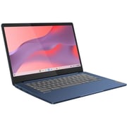 Lenovo IP Slim 3 Chrome 14M868 Laptop - MediaTek Kompanio 520 / 14inch FHD / 64GB eMMC / 4GB RAM / Shared ARM Mali-G52 2EE MC2 Graphics / Chrome OS / English Keyboard / Abyss Blue / International Version - [82XJ0000US]