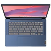 Lenovo IP Slim 3 Chrome 14M868 Laptop - MediaTek Kompanio 520 / 14inch FHD / 64GB eMMC / 4GB RAM / Shared ARM Mali-G52 2EE MC2 Graphics / Chrome OS / English Keyboard / Abyss Blue / International Version - [82XJ0000US]