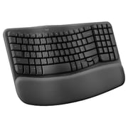 Logitech Ergo Series Wave Keys Wireless Keyboard Graphite