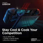 تابلت الألعاب المحمول لينيفو Legion Go 8APU1 ​​(2023) - أية إم دي رايزن Z1 Extreme / 8.8 بوصة WQXGA / 512 جيجا اس اس دي / 16 جيجا رام / جرافيك أية إم دي راديون المشتركة / ويندوز 11 هوم / أسود - [83E10030AX]