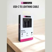 Pro Style Lightning To USB-C Cable 1.2m Black