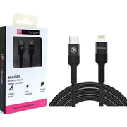 Pro Style Lightning To USB-C Cable 1.2m Black