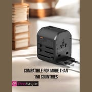 Pro Style Universal Travel Charger 20W Black