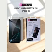 Pro Style Privacy Screen Protector Black iPhone 14