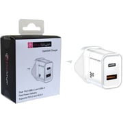Pro Style GaN Wall Charger White