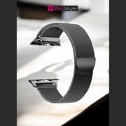 Pro Style Metal Milanese Loop Apple Watch Band Silver