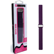 Pro Style Leather Magnetic Loop Strap Purple