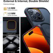 Torras Guardian Magnetic Case Black iPhone 15 Pro