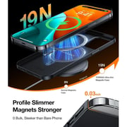 Torras Slim Fit Case Black iPhone 15 Pro