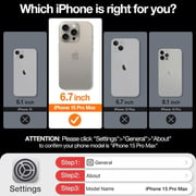Torras Slim Fit Case Black iPhone 15 Pro Max