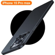 Torras Slim Fit Case Black iPhone 15 Pro Max