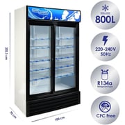 Super General Sliding Door Chiller 1000 Litres SGSC1017IS