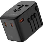 Protect Universal GaN Travel Adapter 65W Black