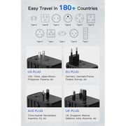 Protect Universal GaN Travel Adapter 65W Black