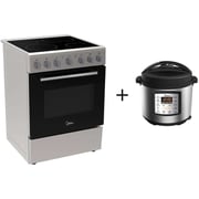 Midea Free Standing Ceramic Cooker VC6814 + Pressure Cooker MYCS8001WP