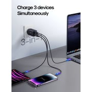 Joyroom GaN Fast Charger With USB-C To USB-C Cable 1.2m Black