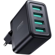 Joyroom 4 Port Charger Black