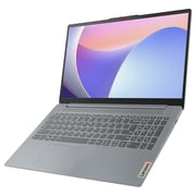 Lenovo IdeaPad Slim 3 15IRH8 (2023) Laptop - 13th Gen / Intel Core i5-13420H / 15.6inch FHD / 512GB SSD / 8GB RAM / Shared Intel UHD Graphics / Windows 11 Home / English & Arabic Keyboard / Arctic Grey / Middle East Version - [83EM0031AX]