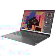 Lenovo Yoga Slim 6 14IRH8 (2023) Ultrabook - 13th Gen / Intel Core i5-13500H / 14inch WUXGA / 512GB SSD / 16GB / Shared Intel Iris Xe Graphics / Windows 11 Home / English & Arabic Keyboard / Storm Grey / Middle East Version - [83E0002GAX]