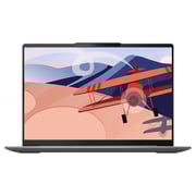 Lenovo Yoga Slim 6 14IRH8 (2023) Ultrabook - 13th Gen / Intel Core i5-13500H / 14inch WUXGA / 512GB SSD / 16GB / Shared Intel Iris Xe Graphics / Windows 11 Home / English & Arabic Keyboard / Storm Grey / Middle East Version - [83E0002GAX]