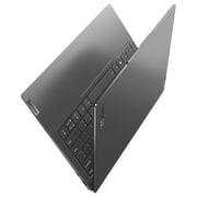 Lenovo Yoga Slim 6 14IRH8 (2023) Ultrabook - 13th Gen / Intel Core i5-13500H / 14inch WUXGA / 512GB SSD / 16GB / Shared Intel Iris Xe Graphics / Windows 11 Home / English & Arabic Keyboard / Storm Grey / Middle East Version - [83E0002GAX]