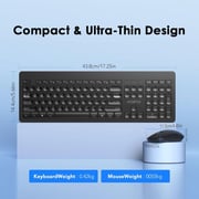 Oraimo Wireless Keyboard/Mouse Combo Black