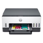 HP Smart Tank 670 All-in-One Printer, Print- Scan, Copy, Wireless, Scan to PDF, Fast Two-Sided Printing, Up to 18,000 Black or 8,000 Color Pages - White/Grey [6UU48A]
