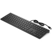 HP 300 PAV Wired Keyboard Black