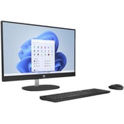 HP All-in-One (2022) Desktop - 13th Gen / Intel Core i5-1335U / 23.8inch FHD / 512GB SSD / 8GB RAM / Shared Intel Iris Xe Graphics / Windows 11 Home / English & Arabic Keyboard / Jet Black / Middle East Version - [24CR0018NE]