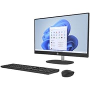 HP All-in-One (2022) Desktop - 13th Gen / Intel Core i5-1335U / 23.8inch FHD / 512GB SSD / 8GB RAM / Shared Intel Iris Xe Graphics / Windows 11 Home / English & Arabic Keyboard / Jet Black / Middle East Version - [24CR0018NE]