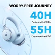 Anker Soundcore Space One A3035031 Wireless Over Ear Bluetooth Headset Blue