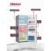 Nobel Top Mount Refrigetrator 400 Litres NR450NF