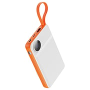 Wiwu Wireless Power Bank 10000mAh White/Orange WI-P007WO