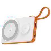 Wiwu Wireless Power Bank 10000mAh White/Orange WI-P007WO