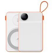 Wiwu Wireless Power Bank 10000mAh White/Orange WI-P007WO