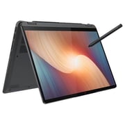 Lenovo IdeaPad Flex 5 14ALC7 2-in-1 Convertible (2021) Ultrabook - AMD Ryzen 7-5700U / 14inch WUXGA / 512GB SSD / 16GB RAM / Shared AMD Radeon Graphics / Windows 11 Home / English & Arabic Keyboard / Storm Grey / Middle East Version - [82R900EWAX]