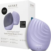 Geske 5-in-1 Sonic Facial Cleansing Massager Purple