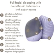 Geske 5-in-1 Sonic Facial Cleansing Massager Purple