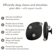 Geske 4-in-1 Facial Cleansing Brush With Handle Grey